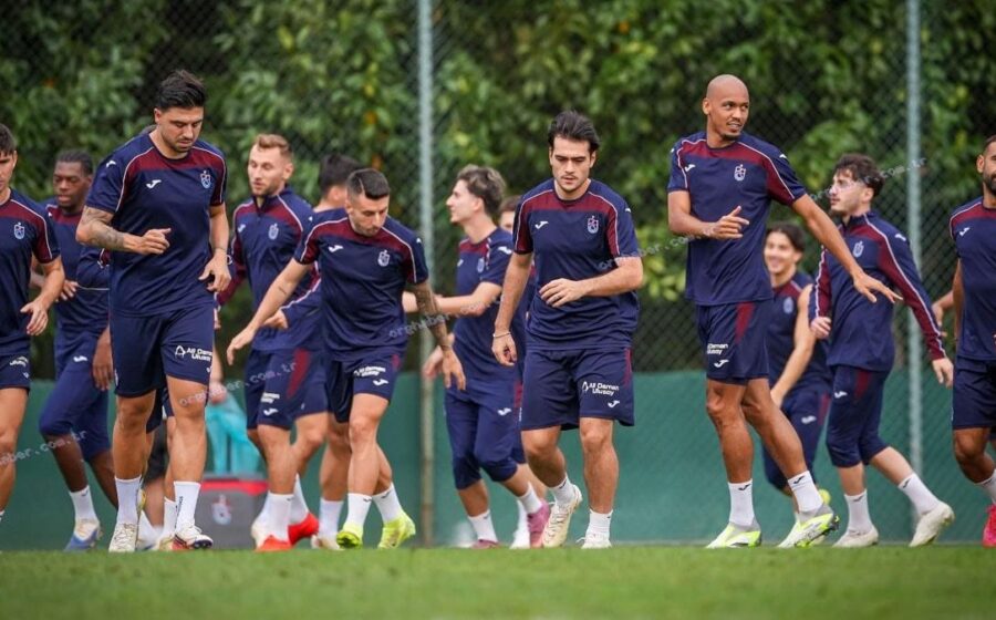 Trabzonspor Ferencvaros maçına hazırlanıyor