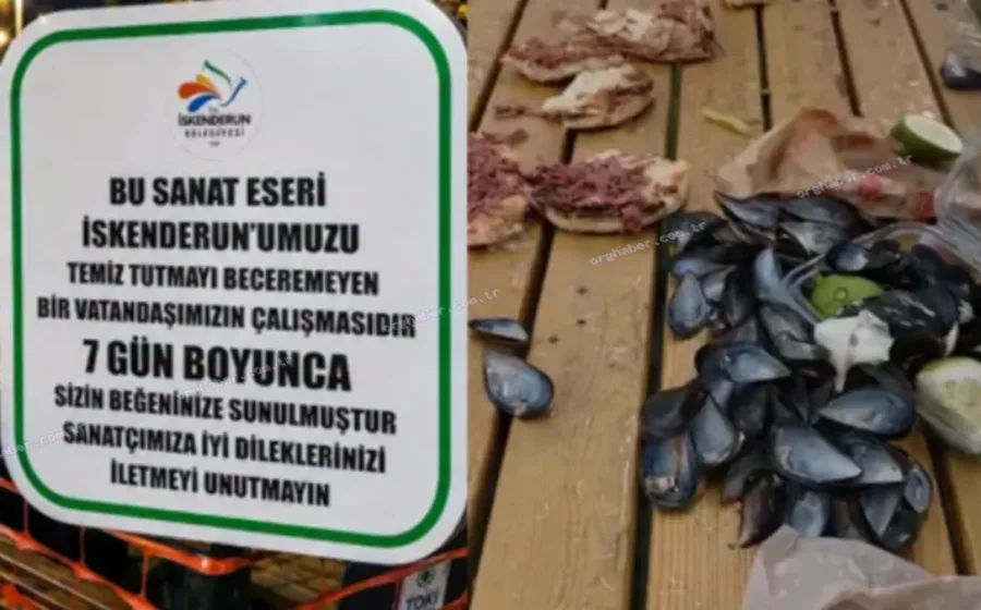 Hatay'da çöp atanlara 7 günlük ibretlik sergi