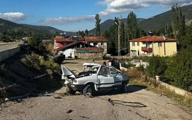 Tokat'ta kaza: 1 ölü, 3 yaralı