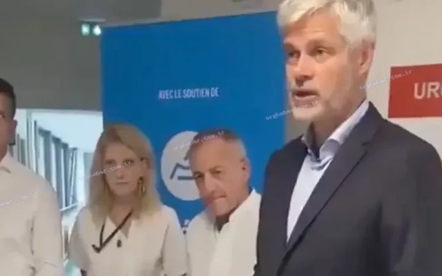 Fransız milletvekili hastaneye klima törenle teslim etti