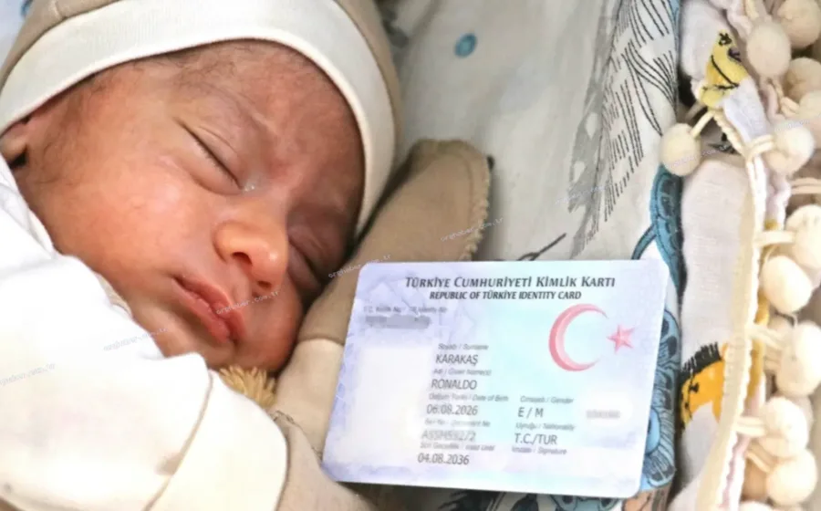 Diyarbakırlı baba oğluna Ronaldo ismini verdi