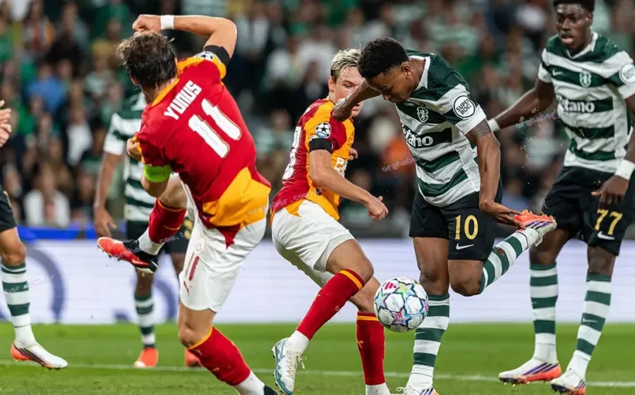 Galatasaray Sporting'e yenilerek Şampiyonlar Ligi'ne başladı