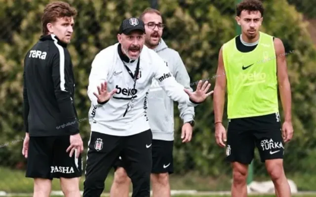 Beşiktaş Marsilya Maçı İçin Son Antrenmanını Yaptı
