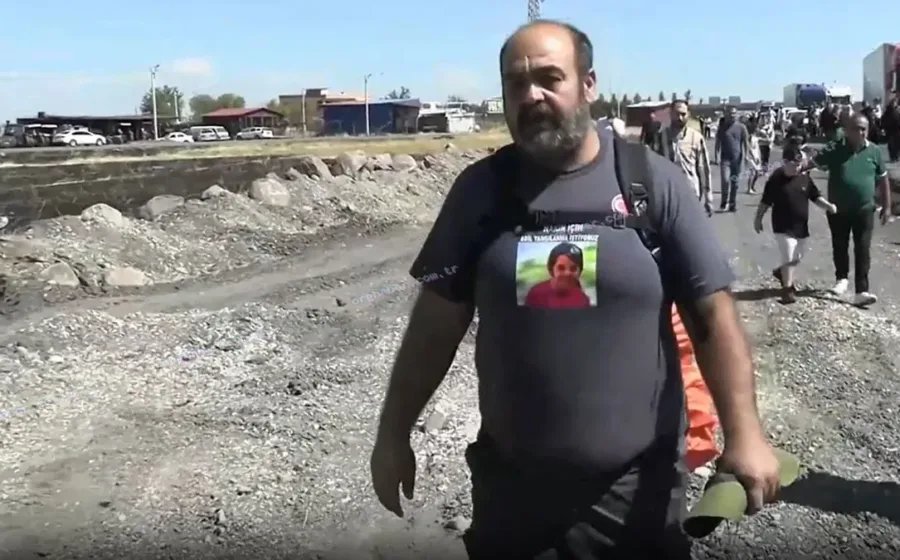Acılı baba Narin için Ankara'ya yürüyor