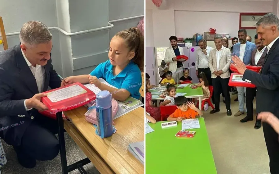 AKP’li belediye boyama setlerini ilçe başkanı dağıttı