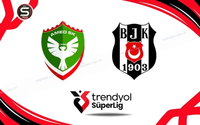 Amedspor-Beşiktaş maçında liderlik mücadelesi