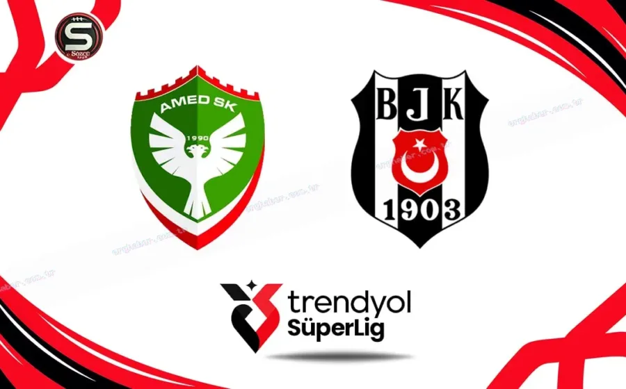 Amedspor-Beşiktaş maçında liderlik mücadelesi