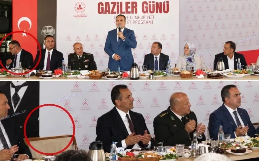Gaziler Günü kahvaltısında masadan kaldırma iddiası
