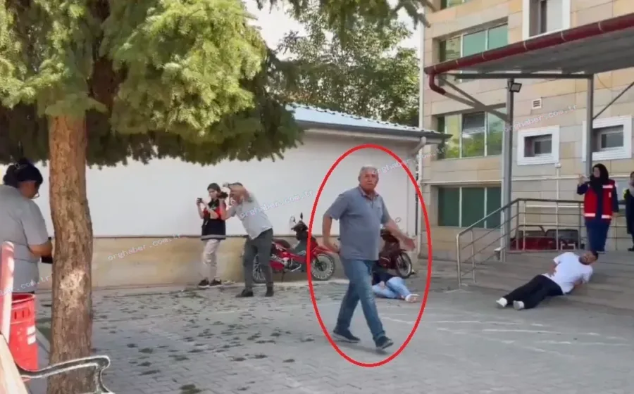 Muhtar tatbikatı gerçek sanıp hastane önüne koştu