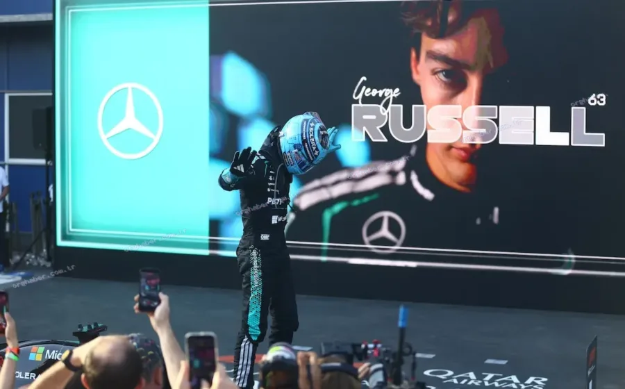 Russell Azerbaycan Grand Prix'sini kazandı