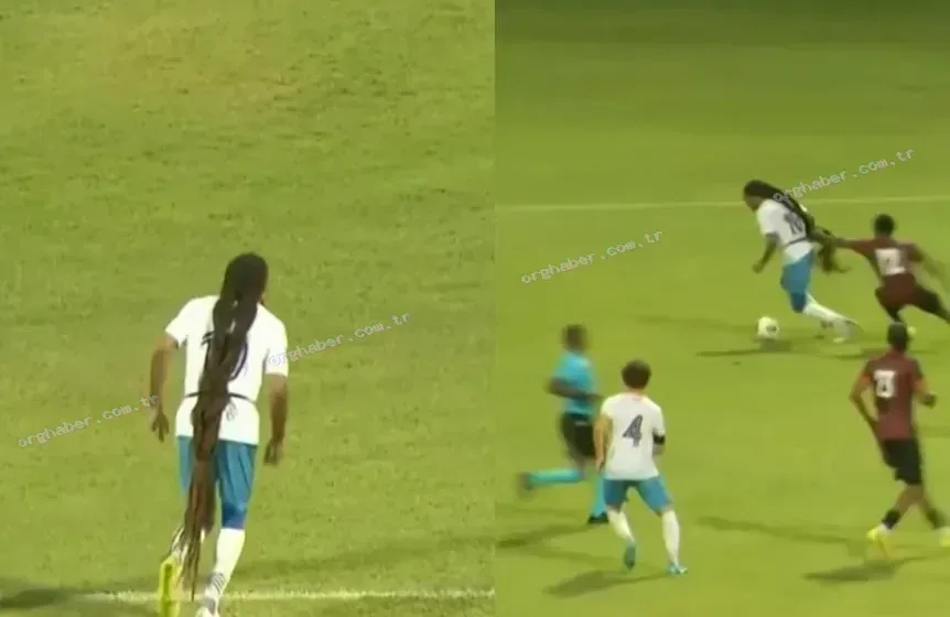 Futbolcunun uzun saçı iki kırmızı karta yol açtı
